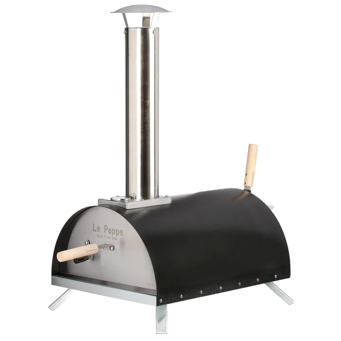 WPPO Le Peppe Portable Wood Fired Oven in Black (WKE-01-BLK)