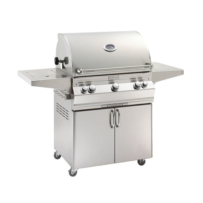 Fire Magic Aurora 30" Portable Grills with Analog Thermometer & Single Side Burner A660s