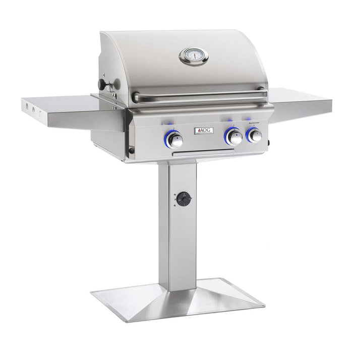 American Outdoor Grill - 24" L-Series 2-Burner Patio Post Gas Grill