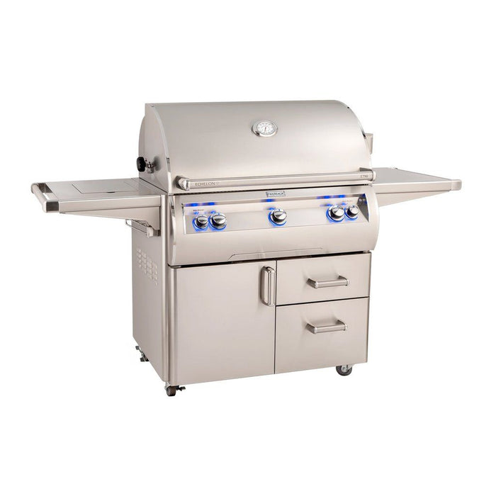 Fire Magic Echelon Diamond 36" Grill with Analog Thermometer & Side Burner E790s-8
