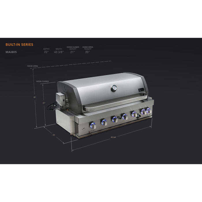Mont Alpi 805 Built-In Gas Grill