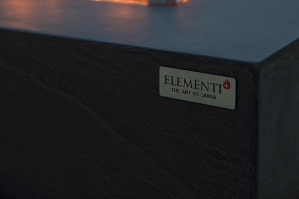 ELEMENTI PLUS | RORAIMA Fire Table -Slate Black