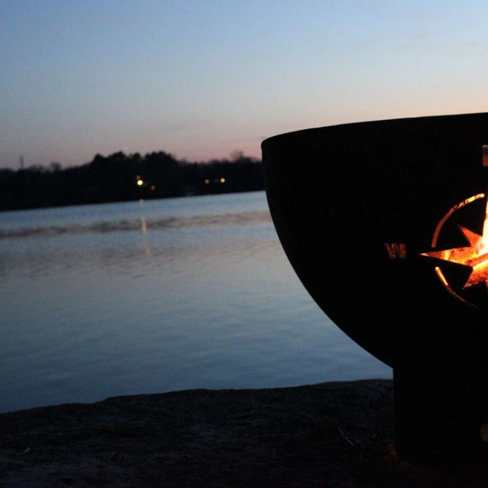 Fire Pit Art - Gas and Wood Fire Pit - Navigator